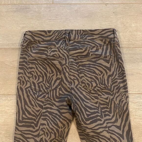 The Skinny Crop Denim Jeans ~ Sz 2 ~ Brown ~ Mid Rise ~ 25" Inseam - Picture 5 of 5